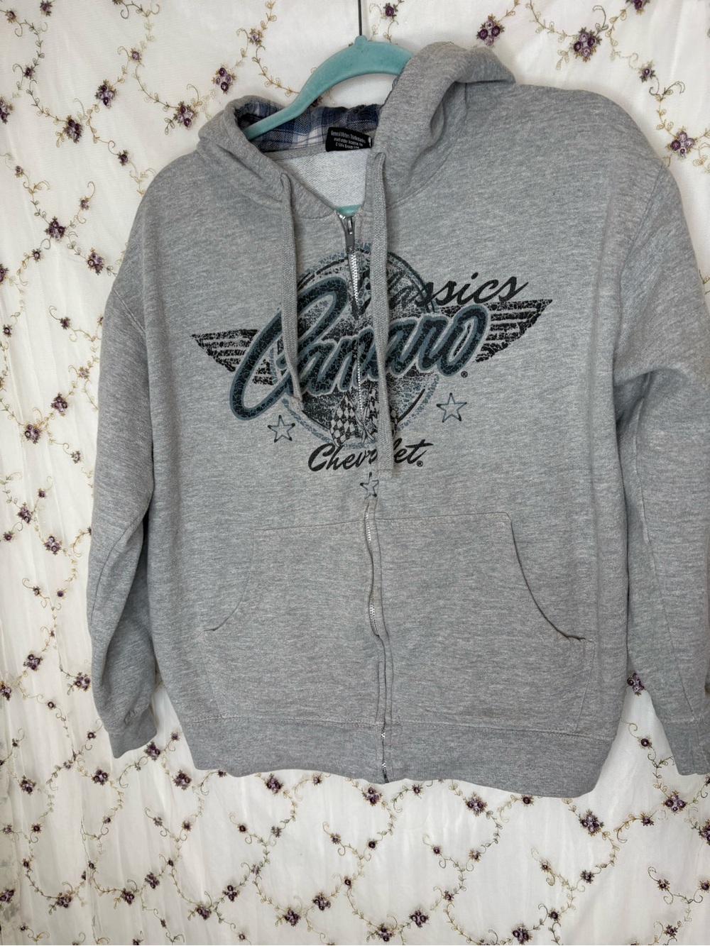Classics Gray Zip-Up Hoodie Jacket